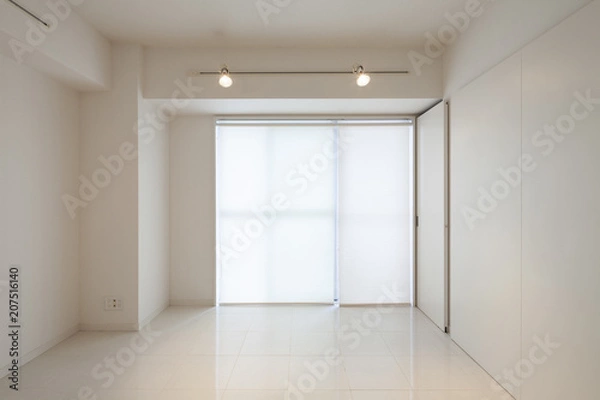 Fototapeta 窓のある白い部屋