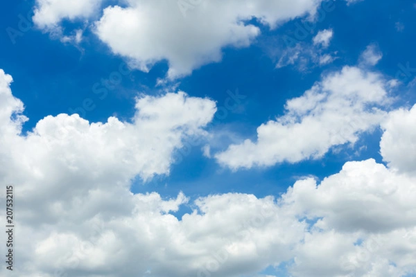 Fototapeta blue sky with clouds, Summer Wallpaper