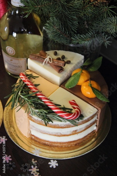 Fototapeta Christmas cake