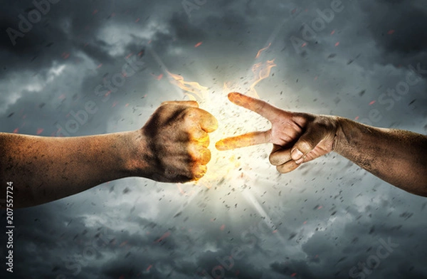 Fototapeta Rock Paper Scissors