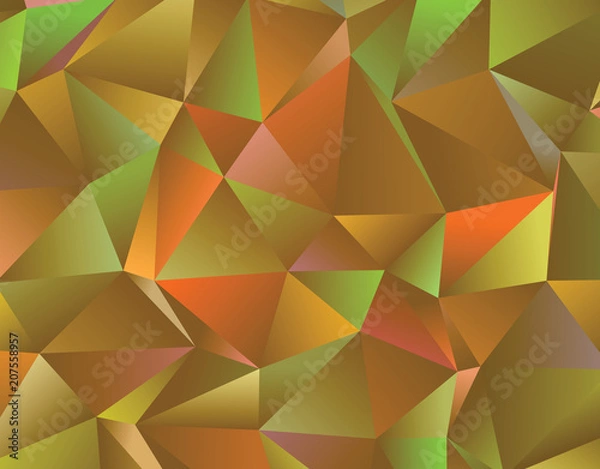 Obraz Creative abstract background with halftone effect. Vector colorful template. Graphic resource for your artworks.