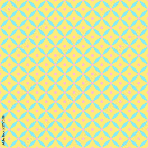 Fototapeta Seamless texture. Checkered pattern. Geometric background. Abstract wallpaper of the surface. Print for polygraphy, posters, t-shirts and textiles. Doodle for design. Greeting cards. Art creation