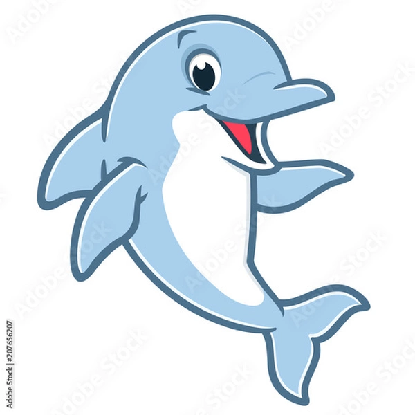 Obraz Cartoon Dolphin