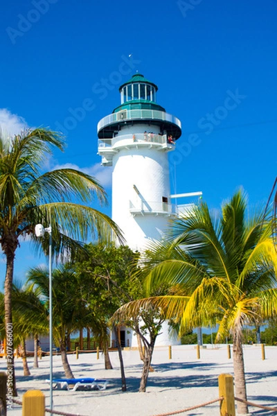 Obraz tropical lighthouse