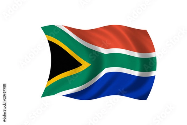 Fototapeta Flagge Südafrika