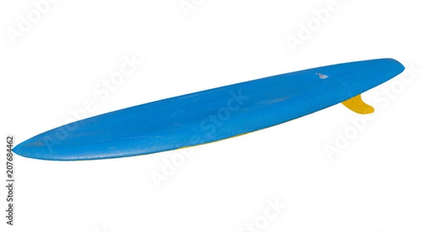 Obraz Vintage Surfboard izolowana na białym