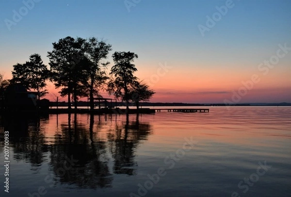 Fototapeta Sunset Dock