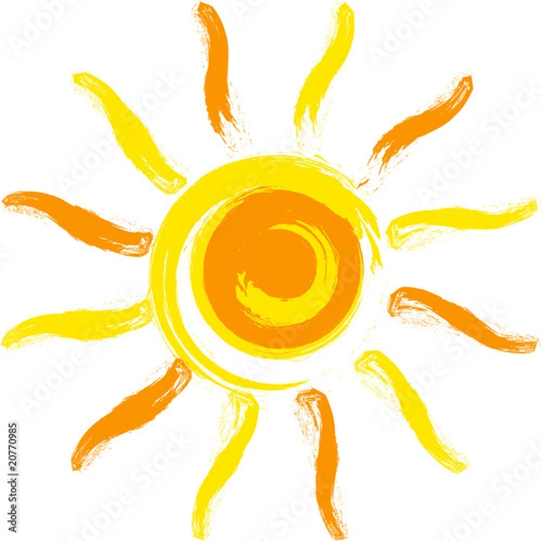 Fototapeta Vector sun