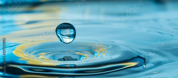 Obraz water drop splash