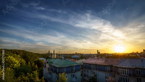 Obraz Sunset on a hills