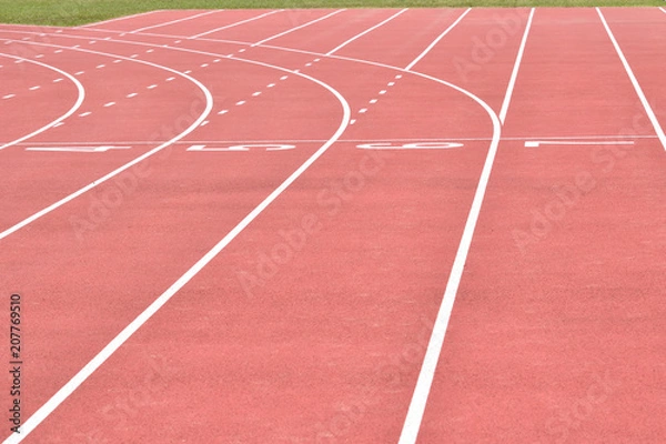 Fototapeta 陸上競技のトラック