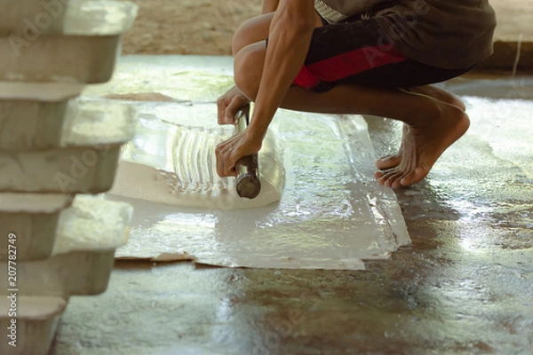 Obraz Rubber Sheet Manufacturing Process