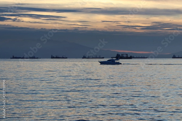 Obraz Driving in the sunset