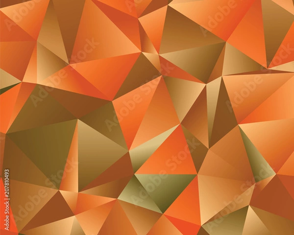 Obraz Geometrical  abstract background.  Modern pattern in halftone style with gradient. The best graphic resource for your design.