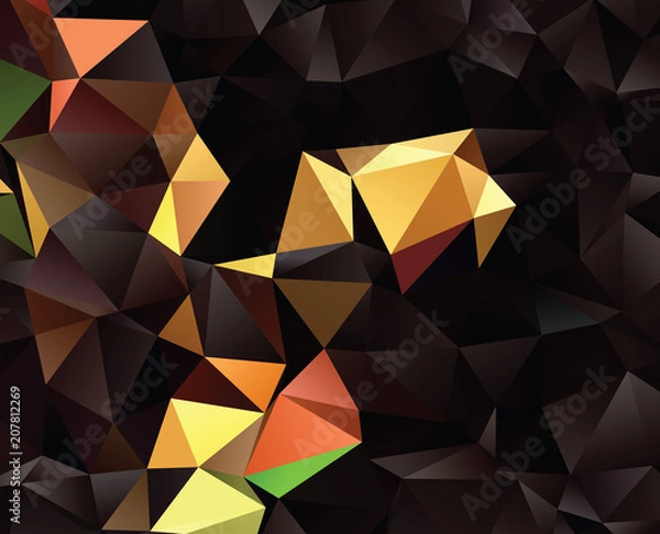 Fototapeta Geometrical  abstract background.  Modern pattern in halftone style with gradient. The best graphic resource for your design.
