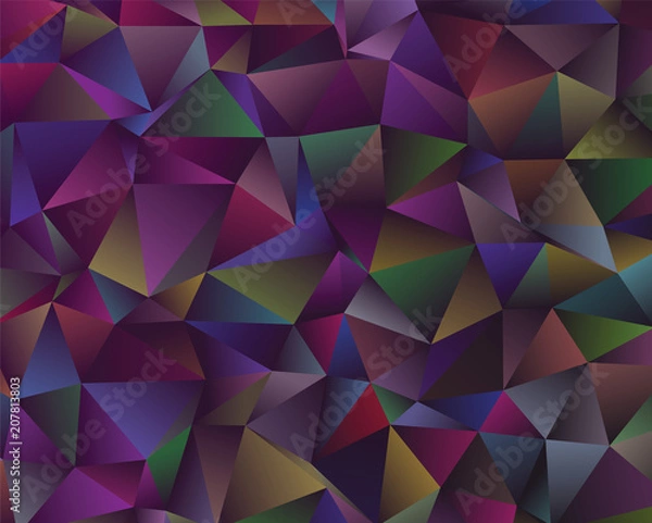 Fototapeta Geometrical  abstract background.  Modern pattern in halftone style with gradient. The best graphic resource for your design.