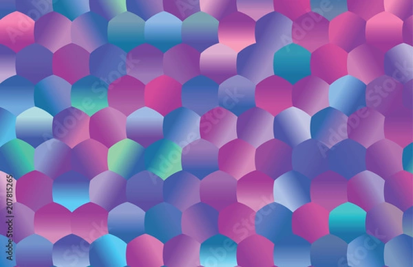 Obraz Geometrical  abstract background.  Modern pattern in halftone style with gradient. The best graphic resource for your design.
