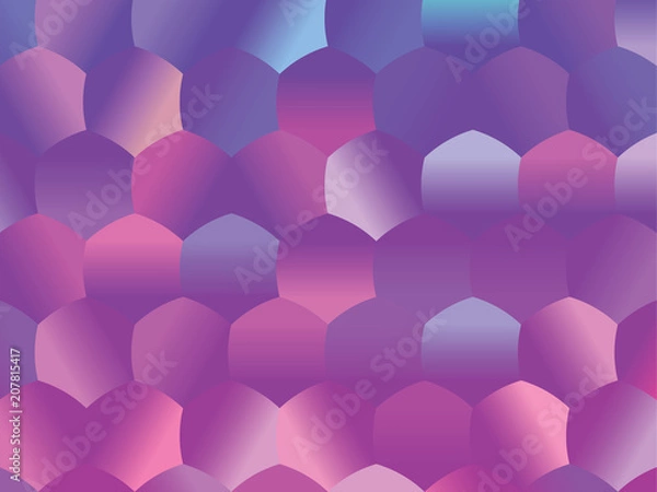 Fototapeta Geometrical  abstract background.  Modern pattern in halftone style with gradient. The best graphic resource for your design.