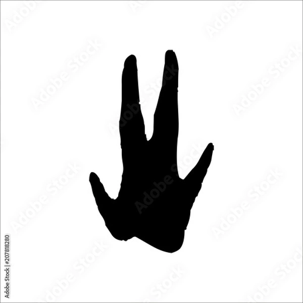 Obraz Armadillo footprints icon. Vector Illustration