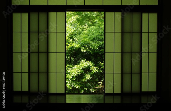 Obraz 障子窓