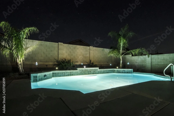 Obraz pool at night