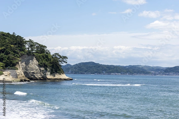 Fototapeta 初夏の鎌倉　稲村ケ崎