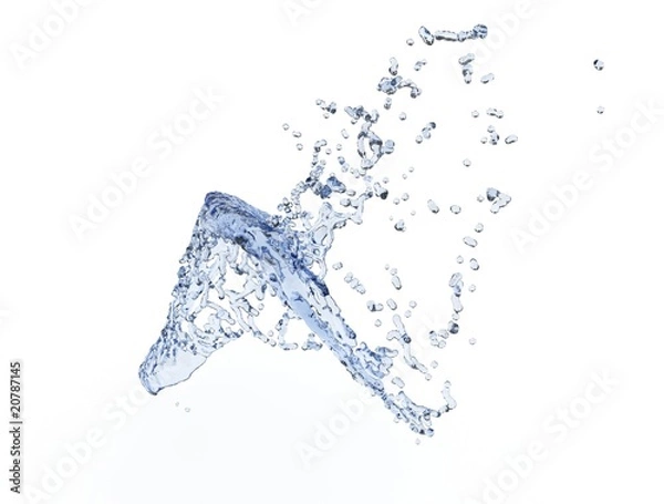 Fototapeta agua splash