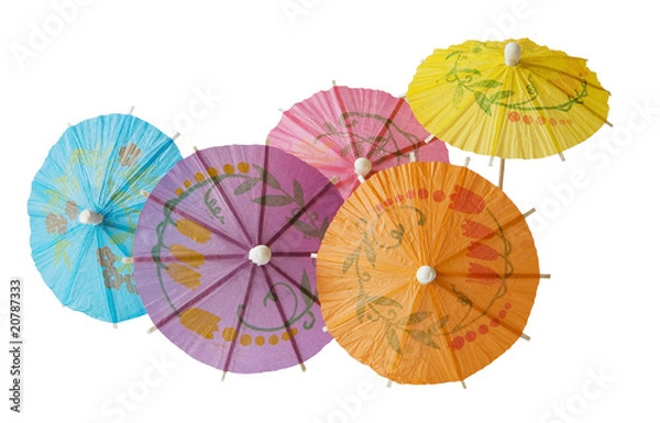 Fototapeta Cocktail Umbrellas