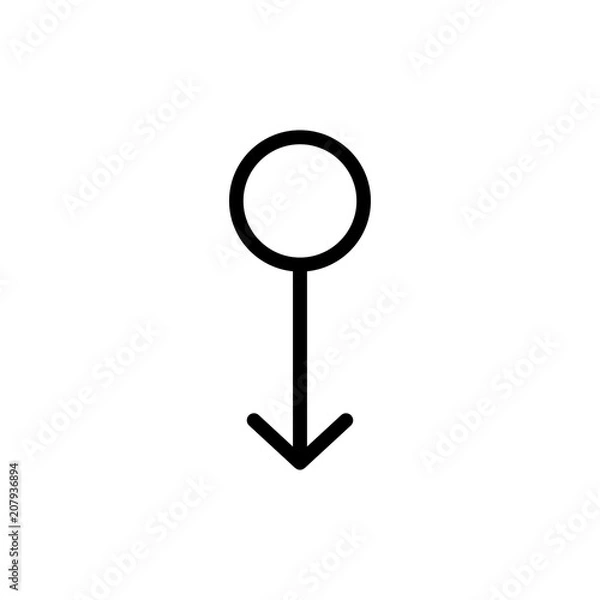 Fototapeta man icon vector illustration