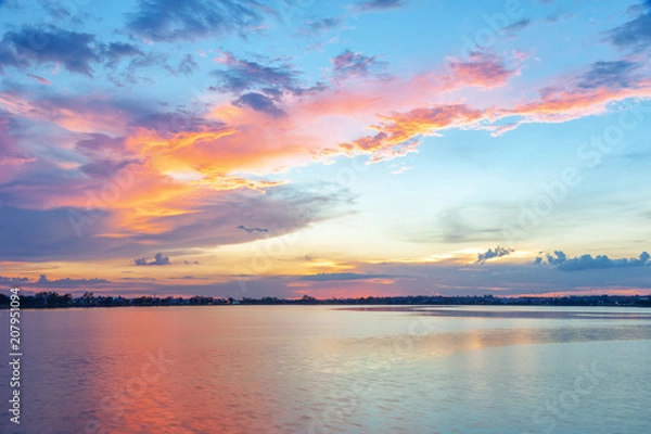 Obraz colorful sky in sunset