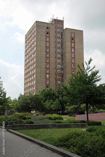 Obraz Plattenbausiedlung Leipzig Grünau
