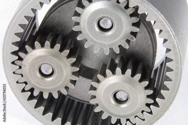 Obraz Zahnräder heller Hintergrund