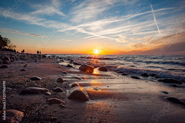 Obraz na wymiar Plaża w miejscowości Rozewie