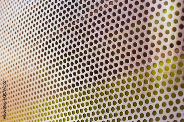 Fototapeta wet speaker grille texture