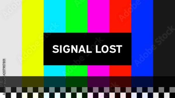 Obraz Signal Lost Transition