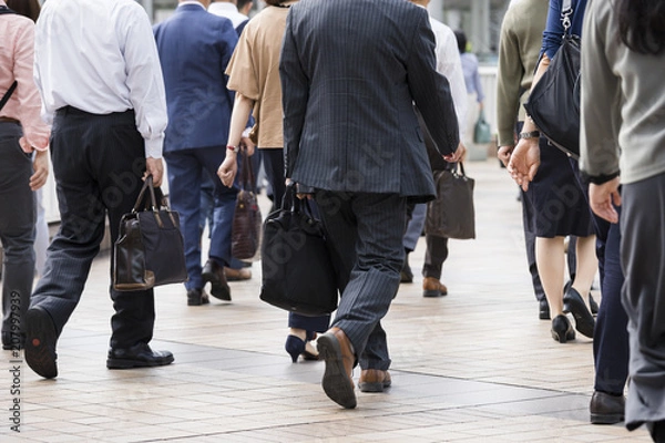 Fototapeta 東京の通勤風景