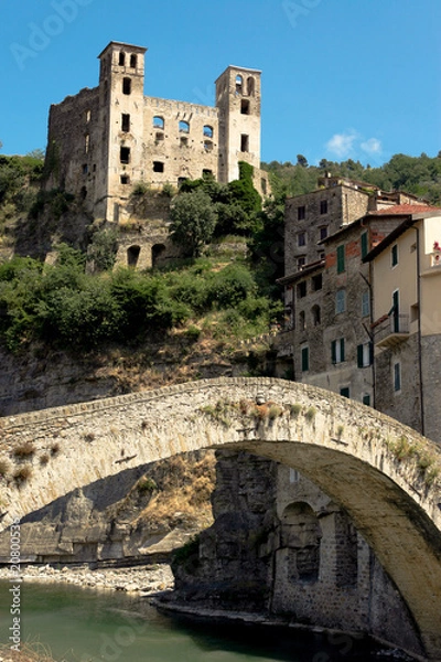 Obraz Dolceacqua bridge & castle