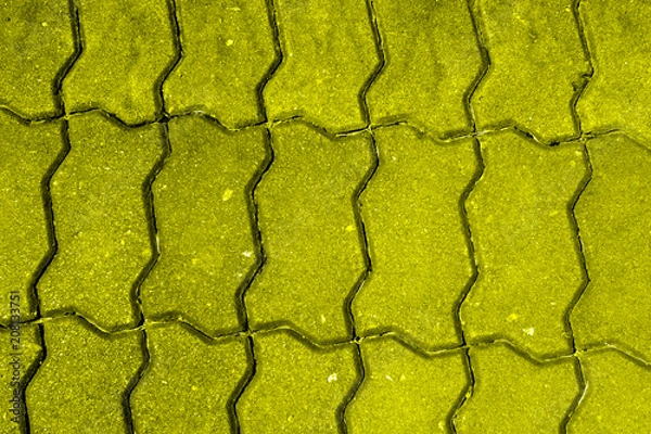 Obraz yellow brick wall texture background