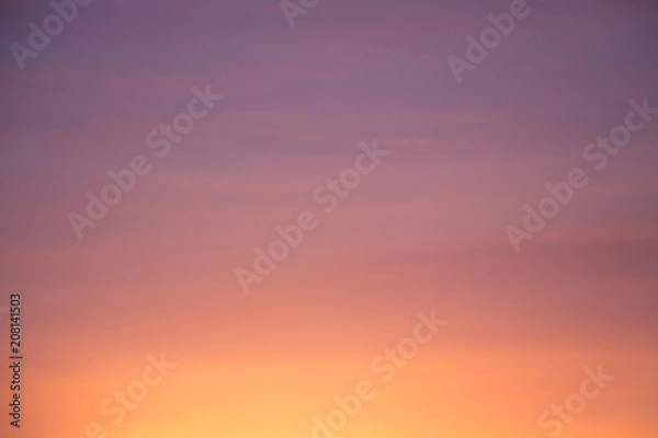 Obraz orange sunset gradient dusk background