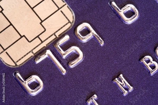 Obraz credit card macro