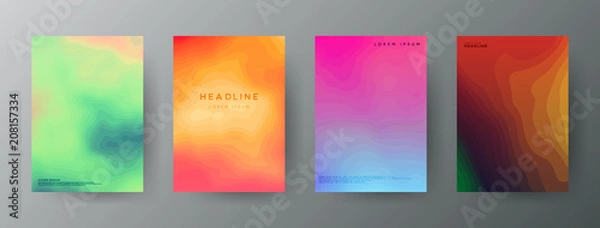 Obraz Abstract, creative cover concepts collection.