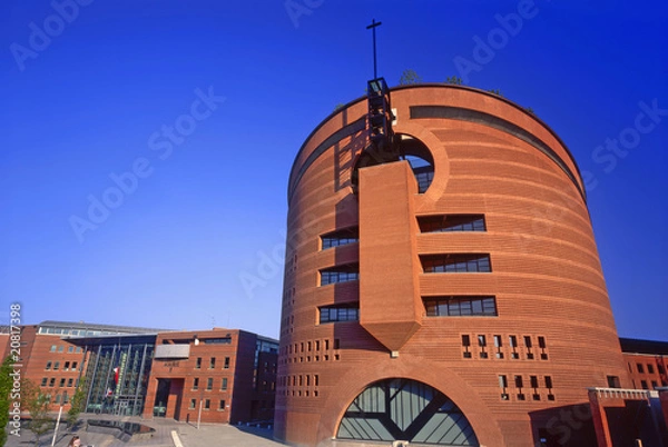 Obraz francja, evry: katedra