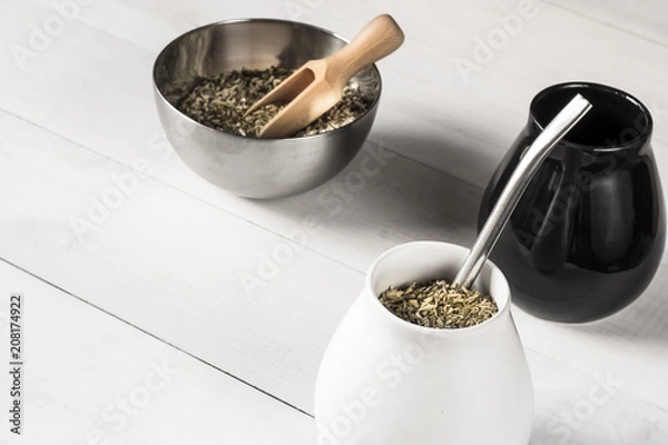 Fototapeta yerba mate drink