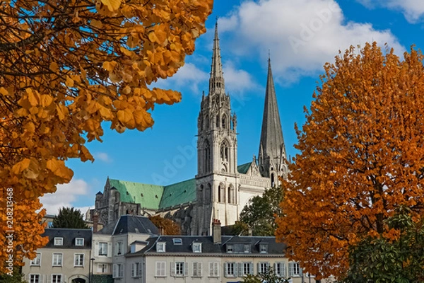 Obraz Chartres - cathédrale Notre-Dame