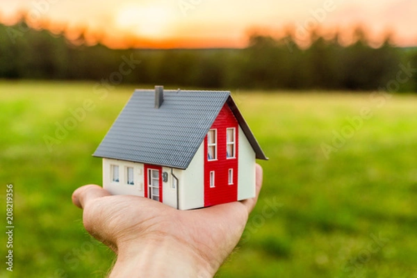 Obraz Traum vom Eigenheim