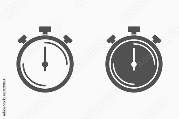 Obraz Stopwatch vector icon