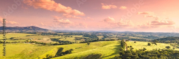 Obraz Entardecer no campo