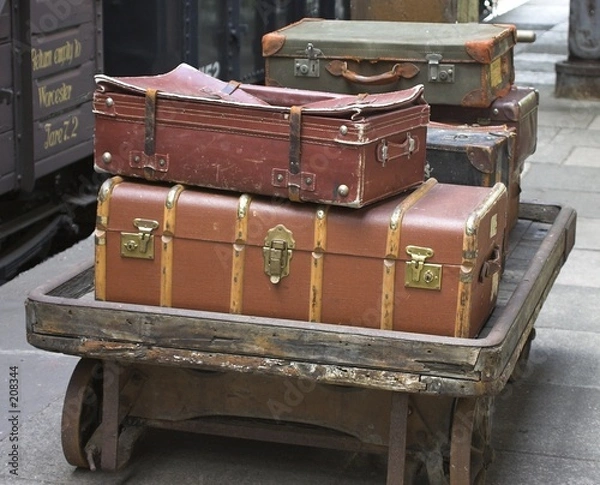 Obraz zabytkowy bagaż