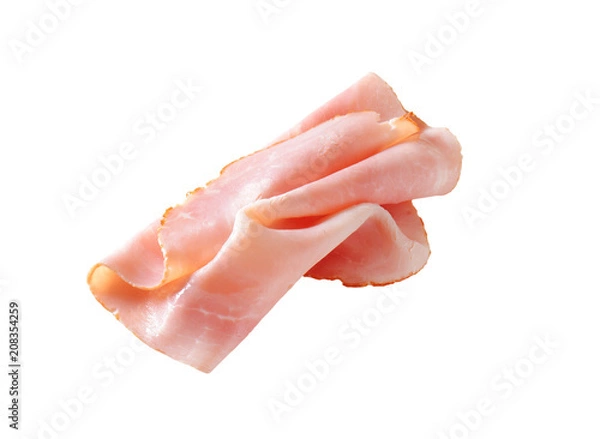 Obraz Baked ham slices