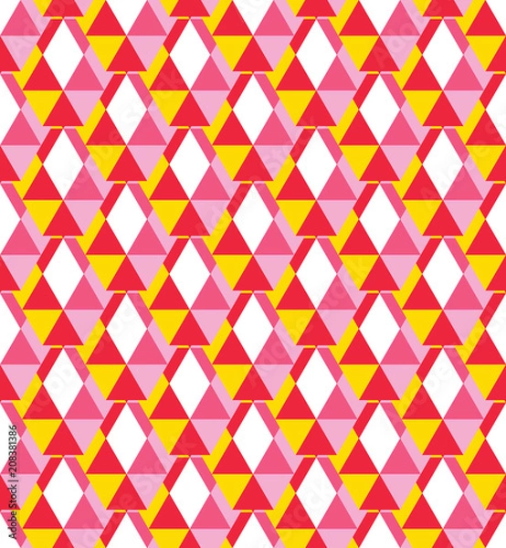 Fototapeta Seamless pattern, colorful abstract print design, geometric seamless printing design, next generation thing